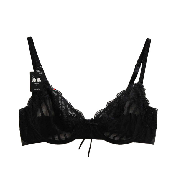 NWT Heidi Klum Lace-Trim Underwire Bra H20-1168B - Picture 4 of 4